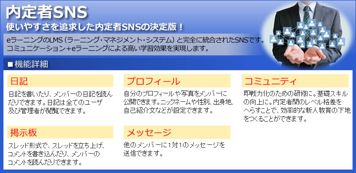 内定者SNS 使いやすさを追求した内定者SNSの決定版